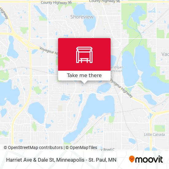 Mapa de Harriet Ave & Dale St