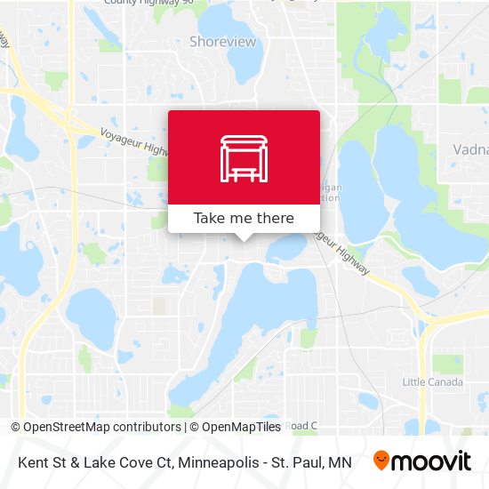 Kent St & Lake Cove Ct map
