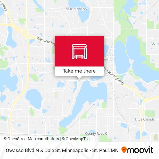 Mapa de Owasso Blvd N & Dale St