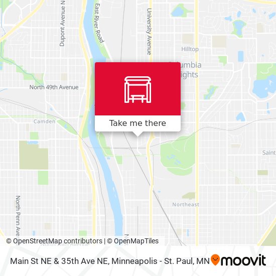 Mapa de Main St NE & 35th Ave NE
