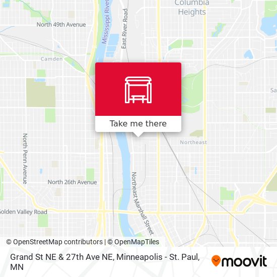 Mapa de Grand St NE & 27th Ave NE