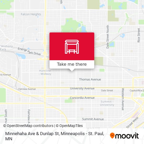 Mapa de Minnehaha Ave & Dunlap St