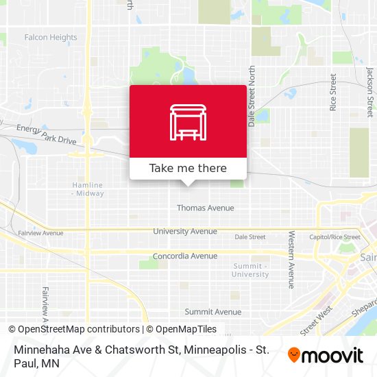Minnehaha Ave & Chatsworth St map