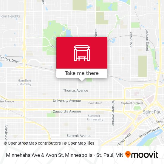 Mapa de Minnehaha Ave & Avon St