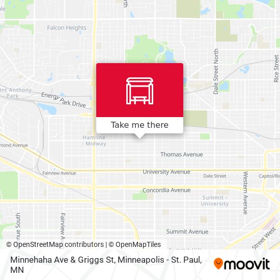 Mapa de Minnehaha Ave & Griggs St