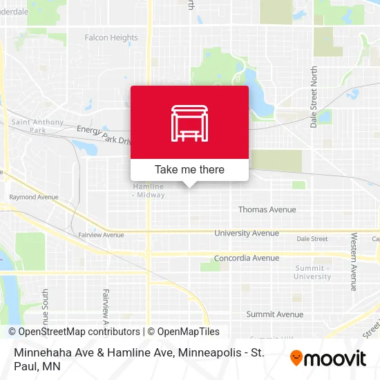 Mapa de Minnehaha Ave & Hamline Ave