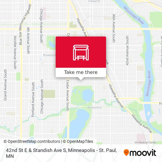 42nd St E & Standish Ave S map