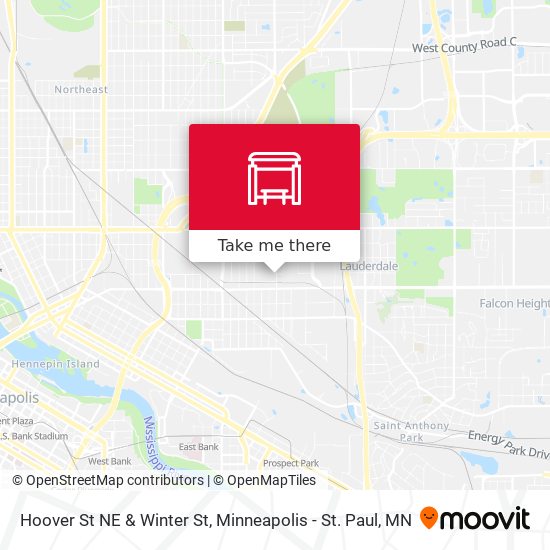 Mapa de Hoover St NE & Winter St