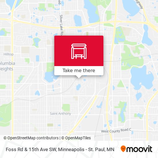 Foss Rd & 15th Ave SW map