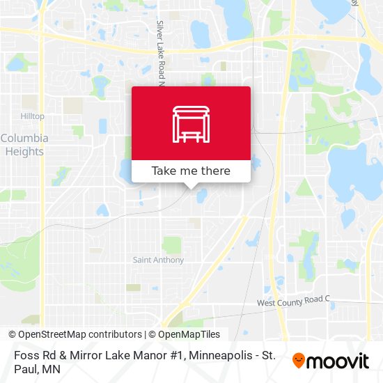 Foss Rd & Mirror Lake Manor #1 map
