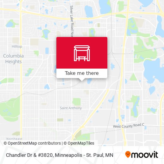 Mapa de Chandler Dr & #3820