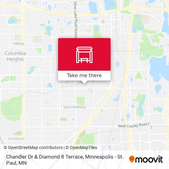 Mapa de Chandler Dr & Diamond 8 Terrace