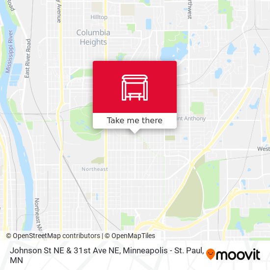 Mapa de Johnson St NE & 31st Ave NE