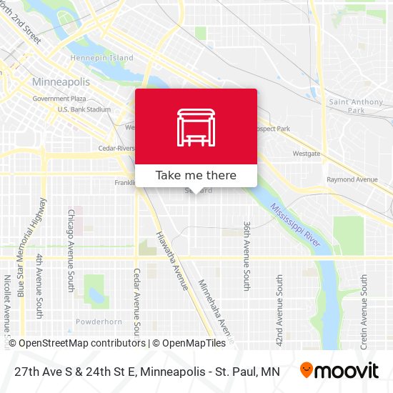 Mapa de 27th Ave S & 24th St E