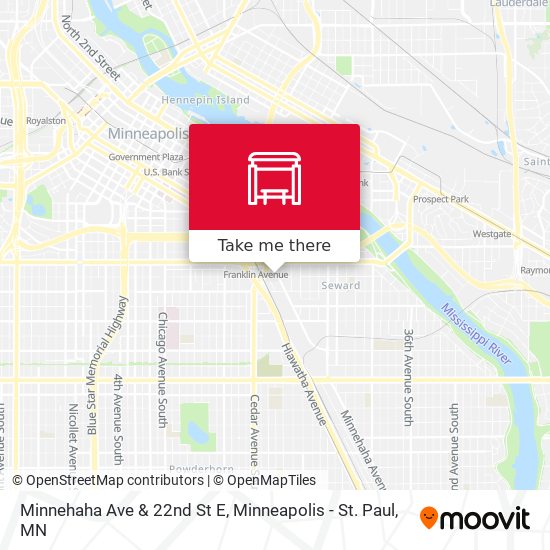 Mapa de Minnehaha Ave & 22nd St E