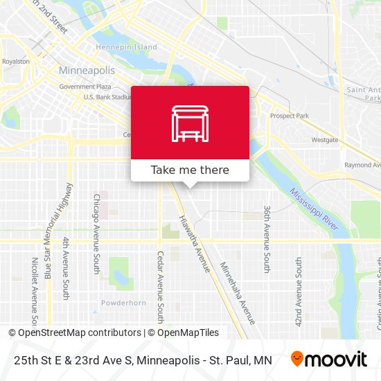 25th St E & 23rd Ave S map