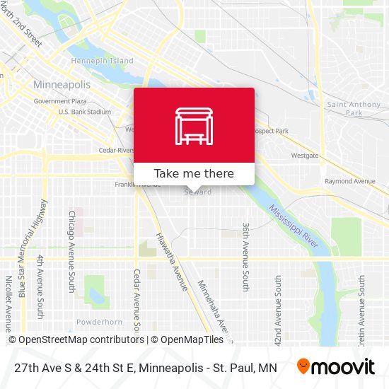 Mapa de 27th Ave S & 24th St E