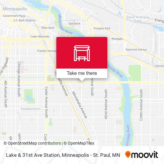 Mapa de Lake & 31st Ave Station