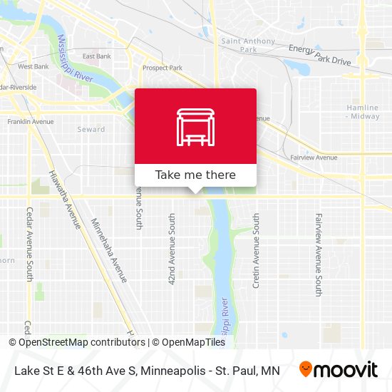 Mapa de Lake St E & 46th Ave S