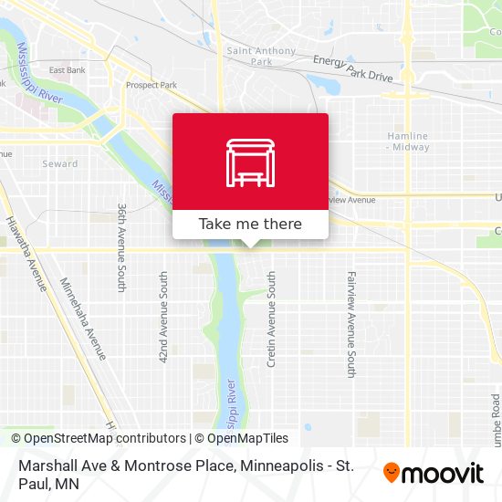 Mapa de Marshall Ave & Montrose Place