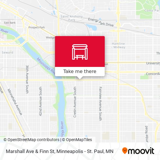 Mapa de Marshall Ave & Finn St