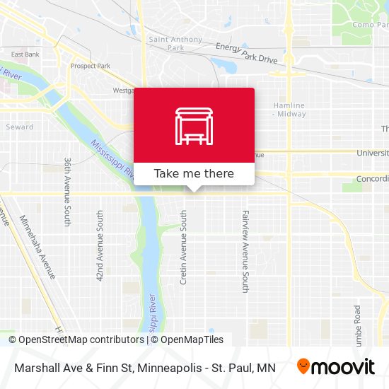 Mapa de Marshall Ave & Finn St