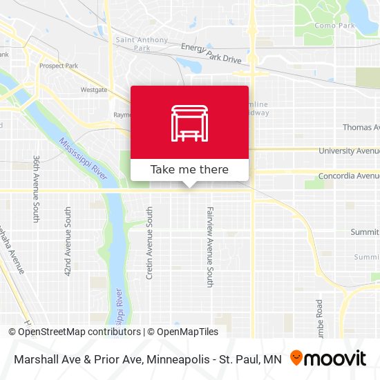 Mapa de Marshall Ave & Prior Ave