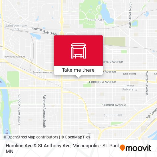 Mapa de Hamline Ave & St Anthony Ave