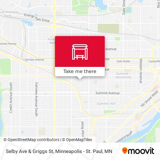Mapa de Selby Ave & Griggs St