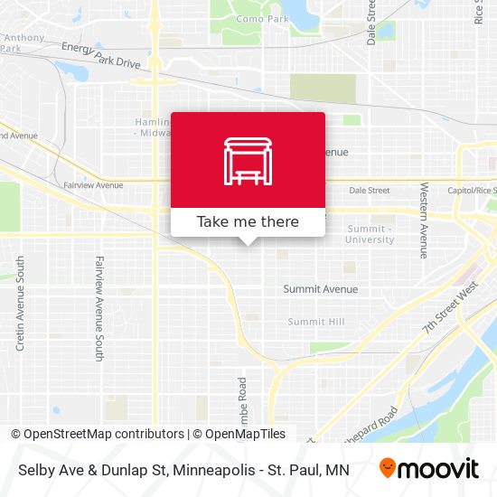 Mapa de Selby Ave & Dunlap St