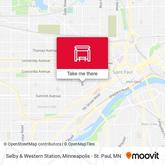 Selby & Western Station map