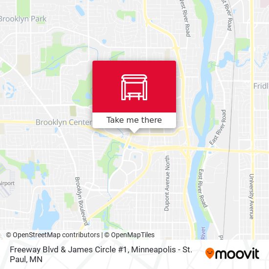 Mapa de Freeway Blvd & James Circle #1