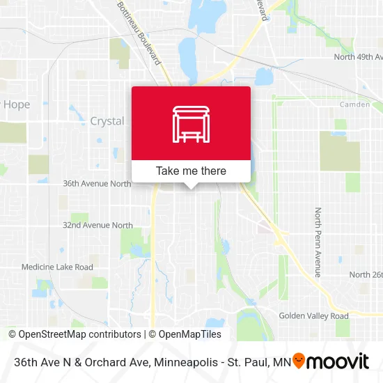 Mapa de 36th Ave N & Orchard Ave