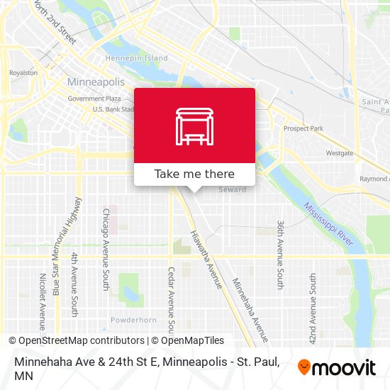 Mapa de Minnehaha Ave & 24th St E