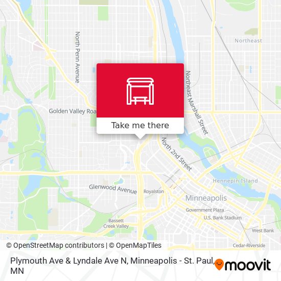 Mapa de Plymouth Ave & Lyndale Ave N