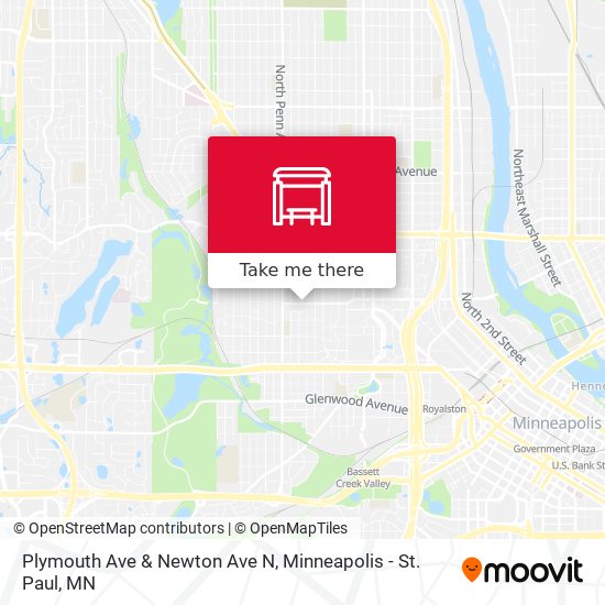 Mapa de Plymouth Ave & Newton Ave N