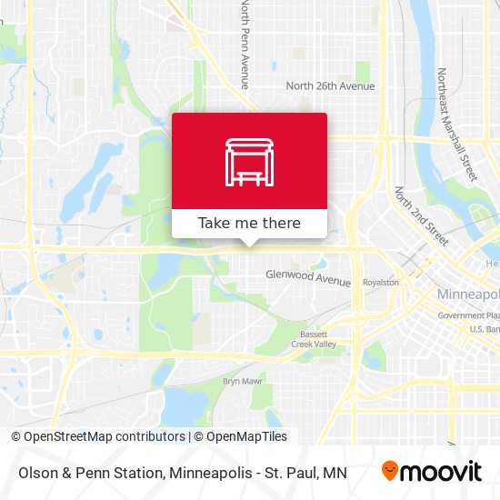Mapa de Olson & Penn Station