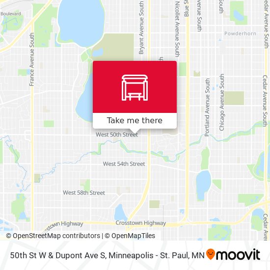 Mapa de 50th St W & Dupont Ave S