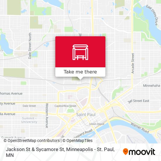Mapa de Jackson St & Sycamore St