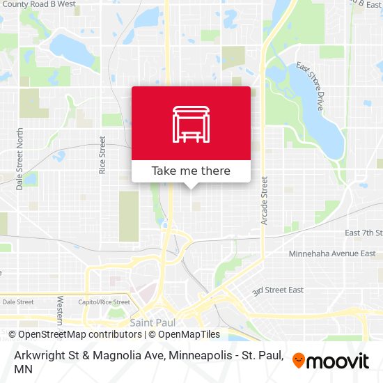 Mapa de Arkwright St & Magnolia Ave
