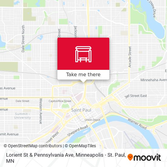 Lorient St & Pennsylvania Ave map