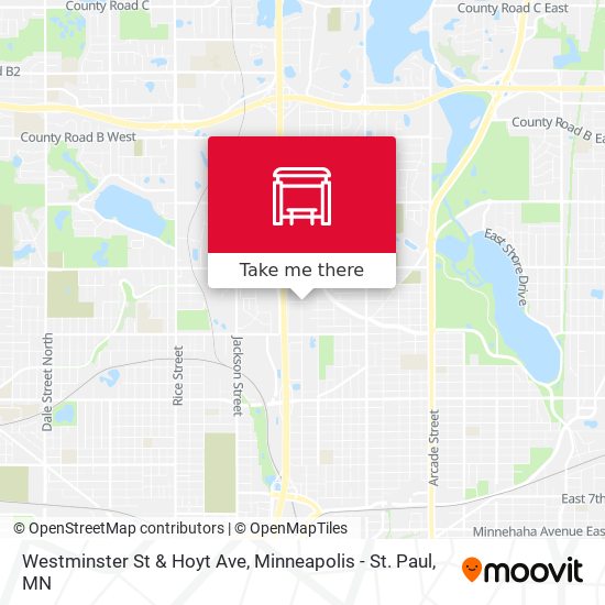 Mapa de Westminster St & Hoyt Ave