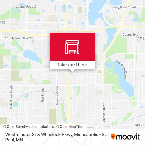 Mapa de Westminster St & Wheelock Pkwy