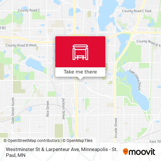 Mapa de Westminster St & Larpenteur Ave