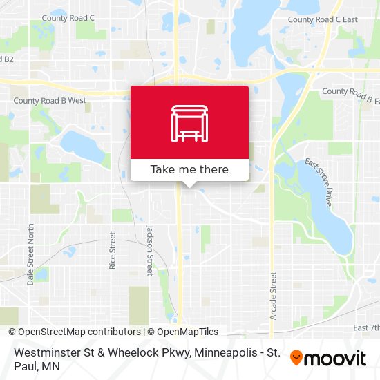 Westminster St & Wheelock Pkwy map