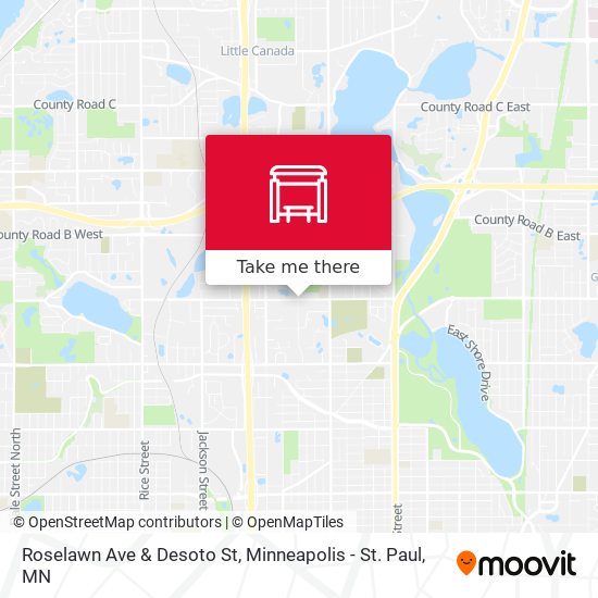 Roselawn Ave & Desoto St map