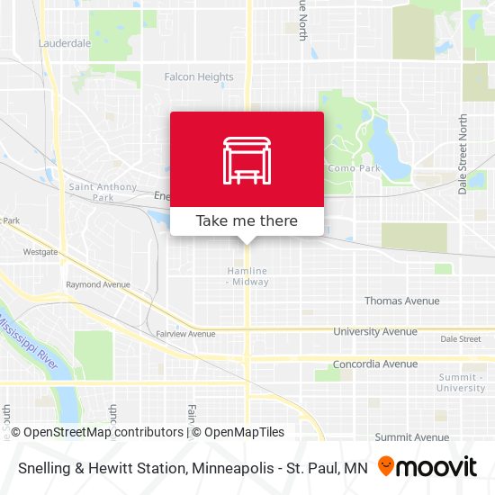 Mapa de Snelling & Hewitt Station