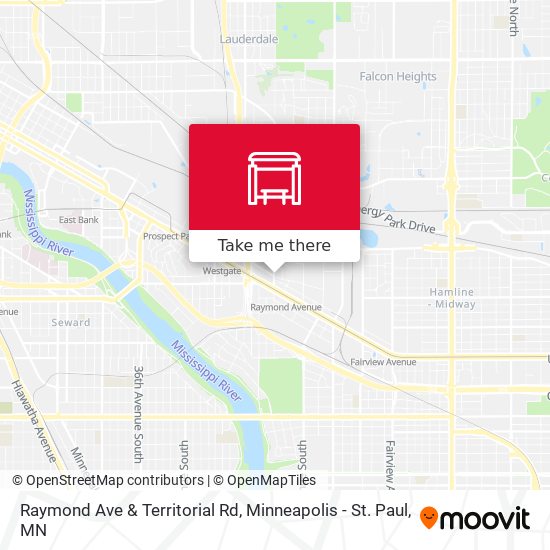 Mapa de Raymond Ave & Territorial Rd