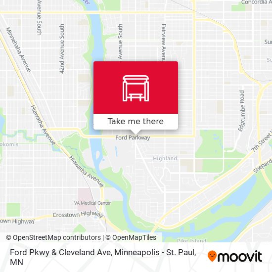 Ford Pkwy & Cleveland Ave map