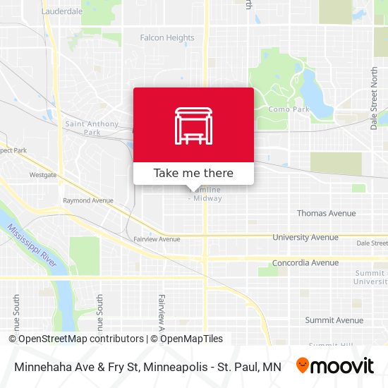 Mapa de Minnehaha Ave & Fry St